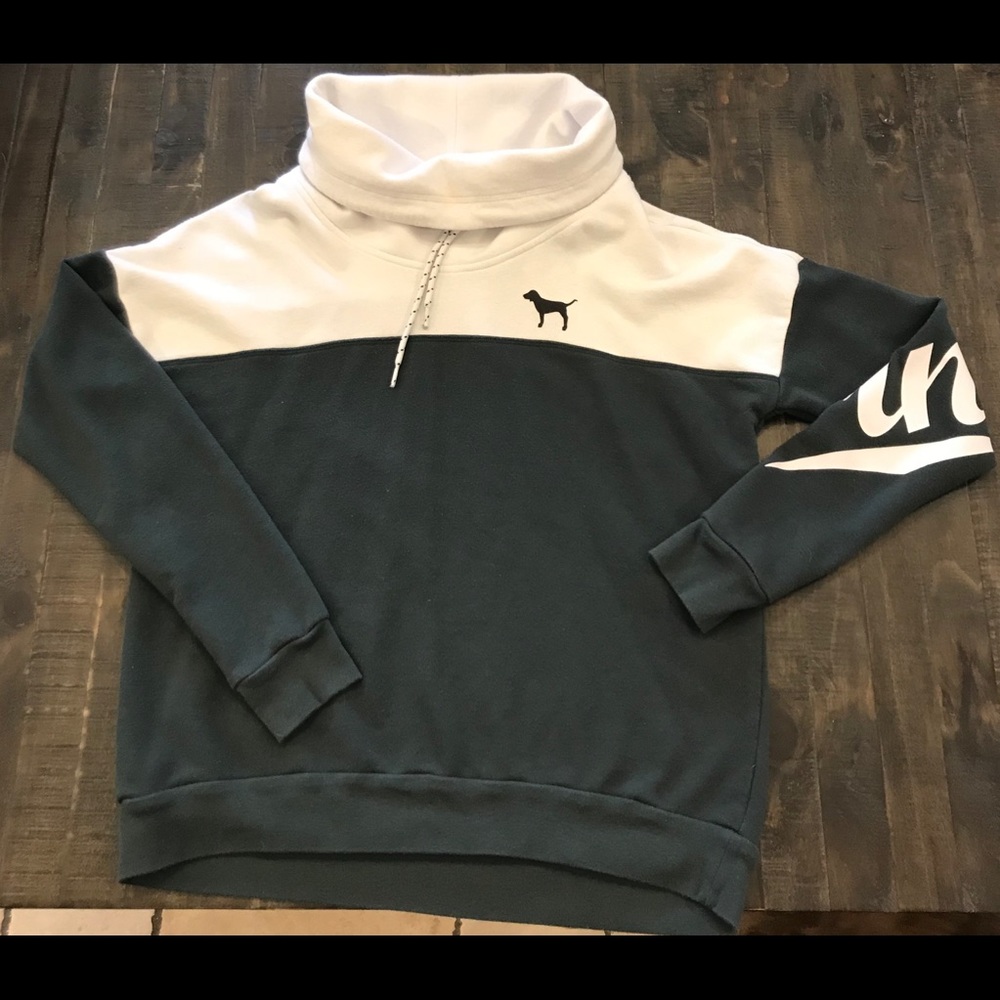 PINK Shawl Neck Sweatshirt